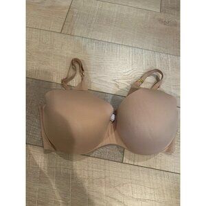 VICTORIA'S SECRET WOMENS NUDE TAN BRA 34DD